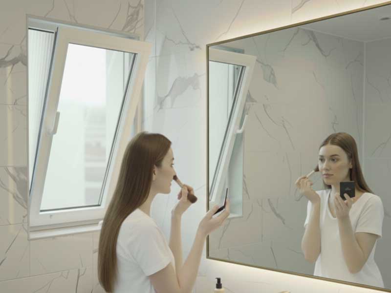 Badfenster ohne Zugluft